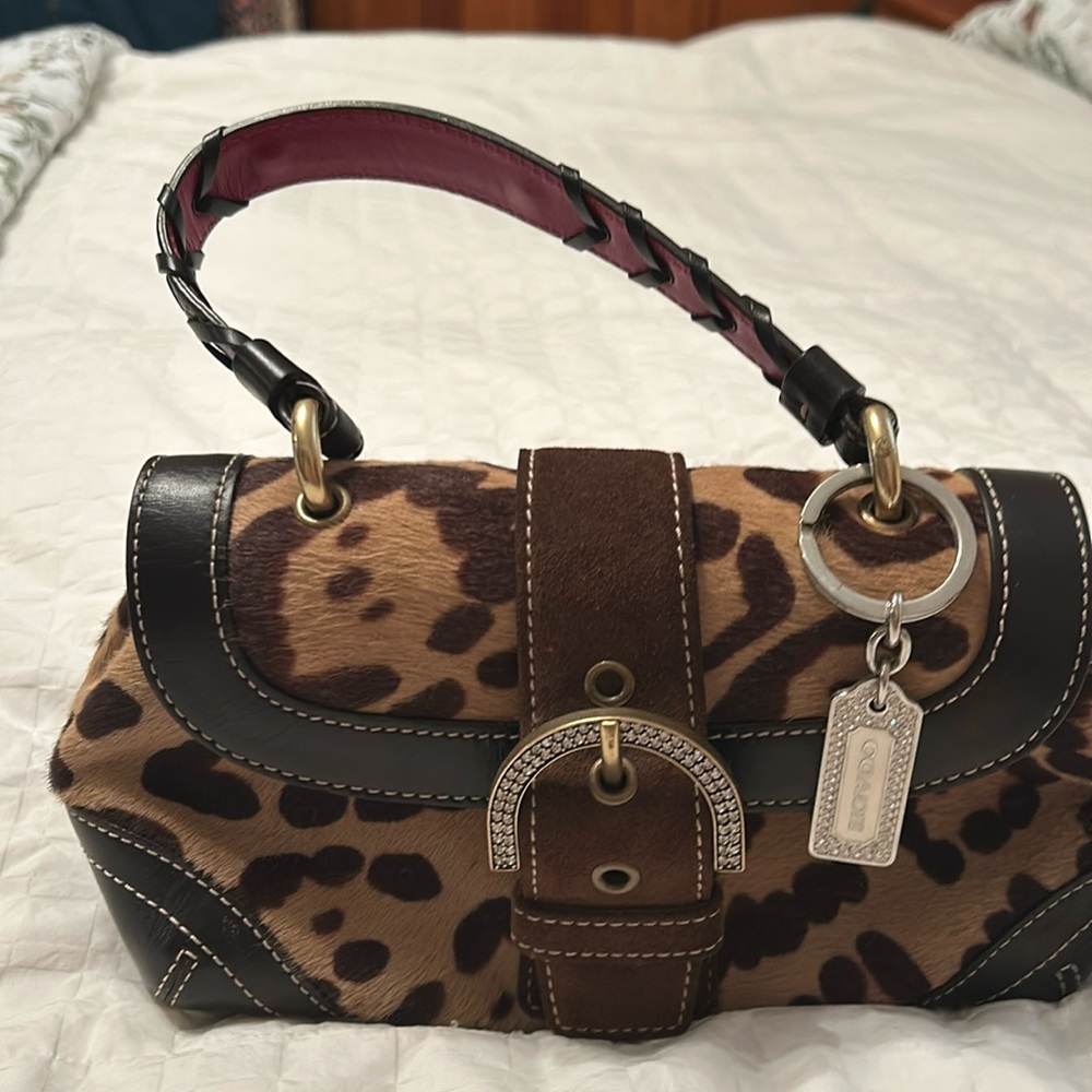 Coach Madison in hair calf animal print
